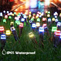 Solar Christmas Lights Outdoor Waterproof - 8 Mode 200LED 72ft LED Mini Solar Power String Lights, Multicolor Fairy Light Strings Decorations For Xmas Trees, Patio, Garden, Fence, Path, Holiday, Party 13 Solar Christmas Lights Outdoor Waterproof - 8 Mode 200LED 72ft LED Mini Solar Power String Lights, Multicolor Fairy Light Strings Decorations For Xmas Trees, Patio, Garden, Fence, Path, Holiday, Party -Xmas Lighting Shop 811hYyQu3fL. AC SL1500