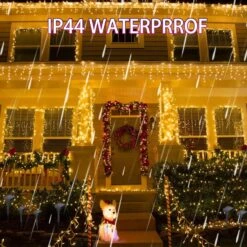 Dazzle Bright 2 Pack Solar String Lights Outdoor, 39.4 FT 120 LED Solar Powered Waterproof Fairy Lights 8 Modes, Silver Wire Lights For Christmas Patio Party Tree Yard Decoration (Warm White) -Xmas Lighting Shop 811lrLp6r6L. AC SL1500