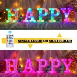 Colorful Light Up Letters Led Marquee Letter Lights With Remote 18 Colors Letters With Lights For Wedding Birthday Party Lamp Christmas Home Bar Decoration - Diamond Design Battery Powered - E -Xmas Lighting Shop 812RgPW0OjL. AC SL1500