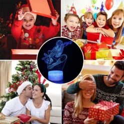 Superhero 3D Night Light,QIKI Spiderman Toys For Boys, Fun Mens Gadget Gifts Ideas, Party Christmas Birthday Favours Gift For Kids Girls Boys (Spider Man) -Xmas Lighting Shop 813ALFsAHIL. SL1500