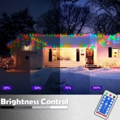 Solar Christmas Lights Outdoor Waterproof - 8 Mode 200LED 72ft LED Mini Solar Power String Lights, Multicolor Fairy Light Strings Decorations For Xmas Trees, Patio, Garden, Fence, Path, Holiday, Party 12 Solar Christmas Lights Outdoor Waterproof - 8 Mode 200LED 72ft LED Mini Solar Power String Lights, Multicolor Fairy Light Strings Decorations For Xmas Trees, Patio, Garden, Fence, Path, Holiday, Party -Xmas Lighting Shop 813NRPRYx6L. AC SL1500