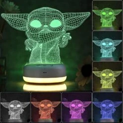 3D Star Wars Night Light For Kids - 3 Patterns And 16 Color Change Decor Lamp - Warm White Light For Sleep - Star Wars Toys For Kids - Birthday & Christmas Gifts For Boys Girls And Star Wars Fans 9 3D Star Wars Night Light For Kids - 3 Patterns And 16 Color Change Decor Lamp - Warm White Light For Sleep - Star Wars Toys For Kids - Birthday & Christmas Gifts For Boys Girls And Star Wars Fans -Xmas Lighting Shop 818AVYrqETL. AC SL1500