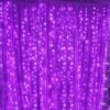 Twinkle Star, 6 Inches Indoor Outdoor, LED String Light For Christmas Wedding Party Home Garden Bedroom Outdoor Indoor Wall Decoration (Purple)