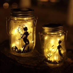 YJFWAL Mason Jar Solar Lights, 12 Pack 30 LED Solar Fairy Lights Mason Jar Lights Lantern String Lights For Garden,Patio,Yard,Family,Party,Birthday,Wedding, Christmas Decoration(No Jars) Warm White 8 YJFWAL Mason Jar Solar Lights, 12 Pack 30 LED Solar Fairy Lights Mason Jar Lights Lantern String Lights For Garden,Patio,Yard,Family,Party,Birthday,Wedding, Christmas Decoration(No Jars) Warm White -Xmas Lighting Shop 818SpqtLIL. AC SL1500