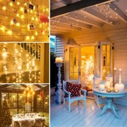 SANJICHA Extra-Long 66FT String Lights Outdoor/Indoor, 200 LED Upgraded Super Bright Christmas Lights, Waterproof 8 Modes Plug In Fairy Lights For Bedroom Party Wedding Garden (Warm White) -Xmas Lighting Shop 818WRvT E1L. AC SL1500