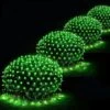 Pooqla 21ft X 5ft Net Lights, 360 LED Decoration Lights Outdoor Green Lights Large Mesh String Lights 8 Modes For Bushes Yard Garden Party Christmas Halloween Decor