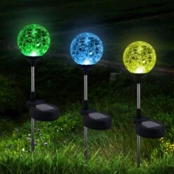 WNP Solar Outdoor Lights,Color-Changing Solar Garden Glass Globe Lights,6 Pack Decorative Solar Powered Stake Ball Light For Yard,Waterproof Decor Solar Pathway Lights For Christmas Decoration -Xmas Lighting Shop 81B3ca7FbeL. AC SL1500