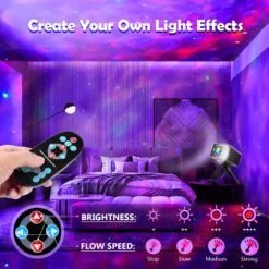 Purbert Star Projector, Galaxy Projector For Bedroom, 16 Colors Light Effect With Remote Control, Night Light Projector For Kids Room, Birthday Christmas Gift For Boys Girls Adults (Black) -Xmas Lighting Shop 81BNgWlVwcL. AC SL1500