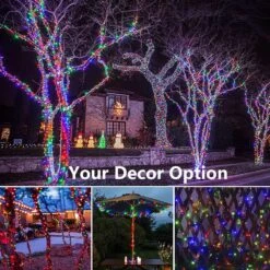 Joomer Solar Christmas Lights 72ft X 2 Pack 200 LED 8 Modes Solar String Lights Waterproof Solar Fairy Lights For Christmas Decorations (Multicolor) -Xmas Lighting Shop 81BonZbXkLL. AC SL1500