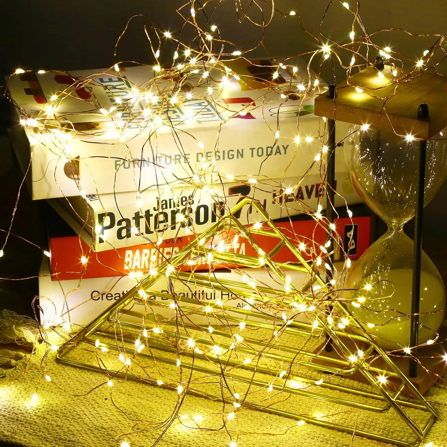 AMIR Upgraded Solar String Lights Outdoor, 39Feet 120 LED Copper Wire Light, 8 Modes Solar Powered Fairy Lights, Waterproof Solar Decoration Lights For Garden Yard Party Wedding Christmas (Warm White) 3 AMIR Upgraded Solar String Lights Outdoor, 39Feet 120 LED Copper Wire Light, 8 Modes Solar Powered Fairy Lights, Waterproof Solar Decoration Lights For Garden Yard Party Wedding Christmas (Warm White) - Image 3