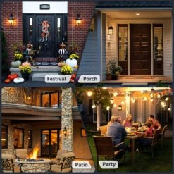Upgraded Flame】Morsatie LED Flame Light Bulbs, 4 Modes Flickering Light Bulbs With Gravity Sensor, E26 Fire Light Bulb For Halloween, Christmas, Party, Porch, Patio, Indoor Outdoor Decoration-2 Pack -Xmas Lighting Shop 81Cxe2 1vZL. AC SL1500