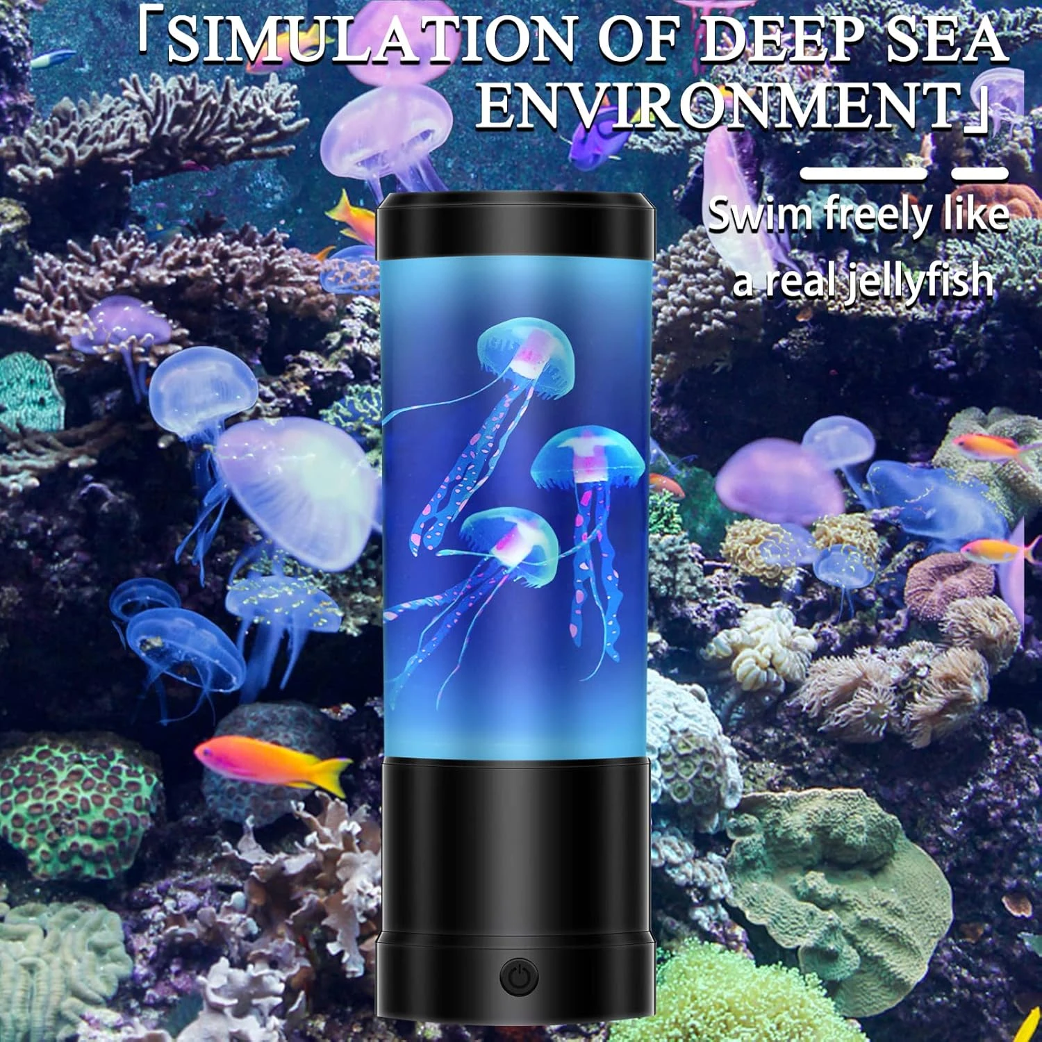 Lava Lamp For Adults Kids, LED Multi-Color Jellyfish Lava Lamps Novelty Night Light Mood Table Lamp For Home Bedroom Office Desktop Decoration Halloween Birthdays Christmas Gifts Holidays Presents 4 Lava Lamp For Adults Kids, LED Multi-Color Jellyfish Lava Lamps Novelty Night Light Mood Table Lamp For Home Bedroom Office Desktop Decoration Halloween Birthdays Christmas Gifts Holidays Presents - Image 4