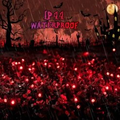 JMEXSUSS 250 LED Red Halloween String Lights With 8 Modes, 91.5ft Expandable Christmas Lights Outdoor Waterproof, Red LED Lights Indoor For Tree Patio Bedroom Party Christmas Halloween Decorations -Xmas Lighting Shop 81DAIzpntpL. AC SL1500