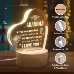 Grandma Birthday Gifts, Gifts For Grandma, Unique Night Lamp Engraved With Saying, Best Grandma Gifts Idea, Grandma Mothers Day Gift, Christmas Gifts For Grandmother From Grandchilds -Xmas Lighting Shop 81DmBns42QL. AC SL1500