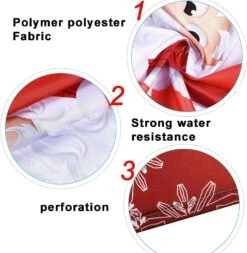 BLEUM CADE 4 Pcs Merry Christmas Shower Curtain Sets With Non-Slip Rugs, Toilet Lid Cover, Bath Mat And 12 Hooks Santa Xmas Tree Ball Snowflake Waterproof Shower Curtain For Christmas Decoration 11 BLEUM CADE 4 Pcs Merry Christmas Shower Curtain Sets With Non-Slip Rugs, Toilet Lid Cover, Bath Mat And 12 Hooks Santa Xmas Tree Ball Snowflake Waterproof Shower Curtain For Christmas Decoration -Xmas Lighting Shop 81DtUgneXeL. AC SL1500