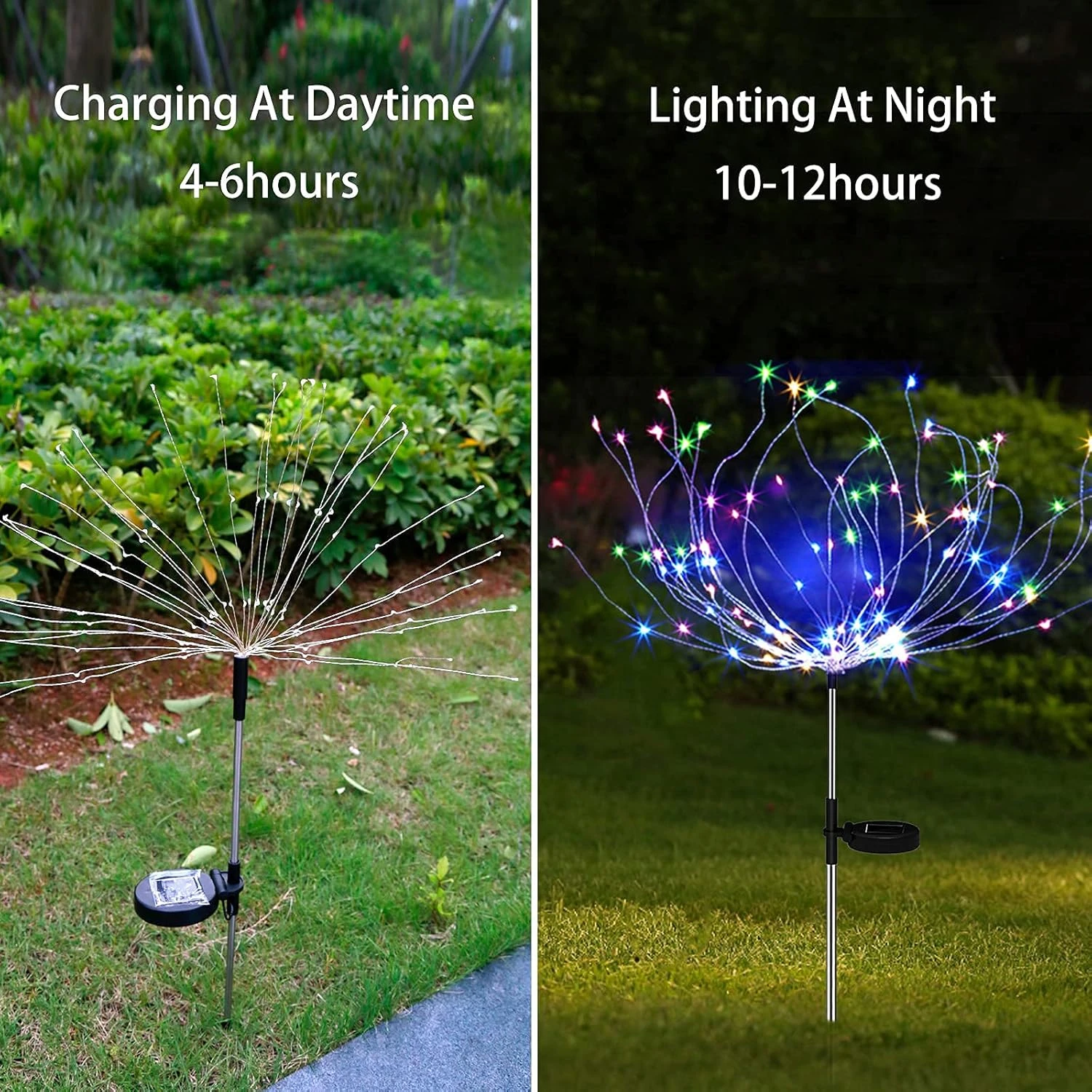 4Pack Firework Solar Lights Outdoor, Solar Garden Decorative Lights, Solar Walkway Lights Waterproof, 35 Copper Wires String Lights For Christmas, Pathway, Patio, Flowerbed 6 4Pack Firework Solar Lights Outdoor, Solar Garden Decorative Lights, Solar Walkway Lights Waterproof, 35 Copper Wires String Lights For Christmas, Pathway, Patio, Flowerbed - Image 6