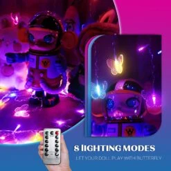 Butterfly Fairy Lights For Bedroom Curtain Ceiling Wall Decor USB Plug-in 120 Led 19.7FT Twinkle String Light With Remote, For Toddler Teen Girls And Christmas Decorations -Xmas Lighting Shop 81GK IlpPgL. AC SL1500