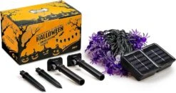 Oopswow YOUNGAR Halloween Decor Spider String Lights, Solar String Light,2PACK 20ft 30 LED Outdoor Decorative Lights For Patio, Garden, Gate, Yard, Halloween Christmas Decoration (2Pack,Spider) -Xmas Lighting Shop 81GgyGNzdcL. AC SL1500