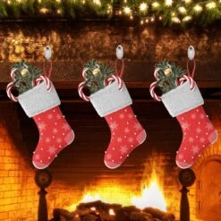 Hap Fung Light Hanger Hooks For Outdoor String Lights,Screw Hooks For Hanging Christmas Light,Light Wire And Led Fairy Led Light Clips,Wall Patio Hooks For Garage New Year Holiday Party (48, White) -Xmas Lighting Shop 81I4Mep 6XL. AC SL1500