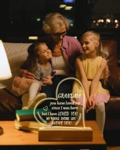 Hiipeenow Grandma Gifts From Grandchildren, Engraved Night Light 15 * 19CM, Birthday Christmas Mothers Day Gifts For Grandma, Nana, Grammy, Grandmother -Xmas Lighting Shop 81IMHAl6VL. AC SL1500