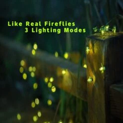 ANGMLN Solar Firefly Lights, 30 LED Solar Fireflies Flickering Bugs Fairy String Lights Outdoor Decor 19.6FT Solar Powered String Lights Waterproof For Garden Patio Home Wedding Party Spring Christmas -Xmas Lighting Shop 81J1zGyLxL. AC SL1500