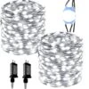INMKALI Fairy Lights Christmas Lights Big & Super Bright 2-Pack LED String Lights 144 Ft 400L With UL Plug In 8 Modes Timer Waterproof For Party Wedding Home Wall Décor G-B019