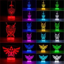 3D Legend Of Zelda Night Light, Zelda Illusion Bedside Lamp (3 Patterns), 7 Color Change Decor Lamp With Remote, Decor Gifts For Boy Kids Girls Christmas Birthday -Xmas Lighting Shop 81JMA HAZhL. AC SL1500