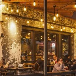 Epicflare 100FT LED Outdoor String Lights, Waterproof Patio Lights With 50+2 Edison Shatterproof Bulbs, Outside Hanging Light, Christmas Decorative For Patio, Cafe, Garden, Bar -Xmas Lighting Shop 81JP0l wR2L. AC SL1500