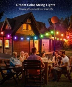 ELlight Outdoor String Lights 39ft 100LED, Dream Color Christmas Lights With APP, Waterproof Color Changing LED String Lights For Wedding Party 9 ELlight Outdoor String Lights 39ft 100LED, Dream Color Christmas Lights With APP, Waterproof Color Changing LED String Lights For Wedding Party -Xmas Lighting Shop 81Llzin7nL. AC SL1200