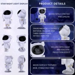 GRETMIX Night Light,Galaxy Projector Astronaut Space Light,Star Starry Nebula Ceiling Bedroom LED Lamp With Timer & Remote,Gifts For Kids Room Decor,Birthdays,Christmas Gift -Xmas Lighting Shop 81NxsTSLfXL. AC SL1500