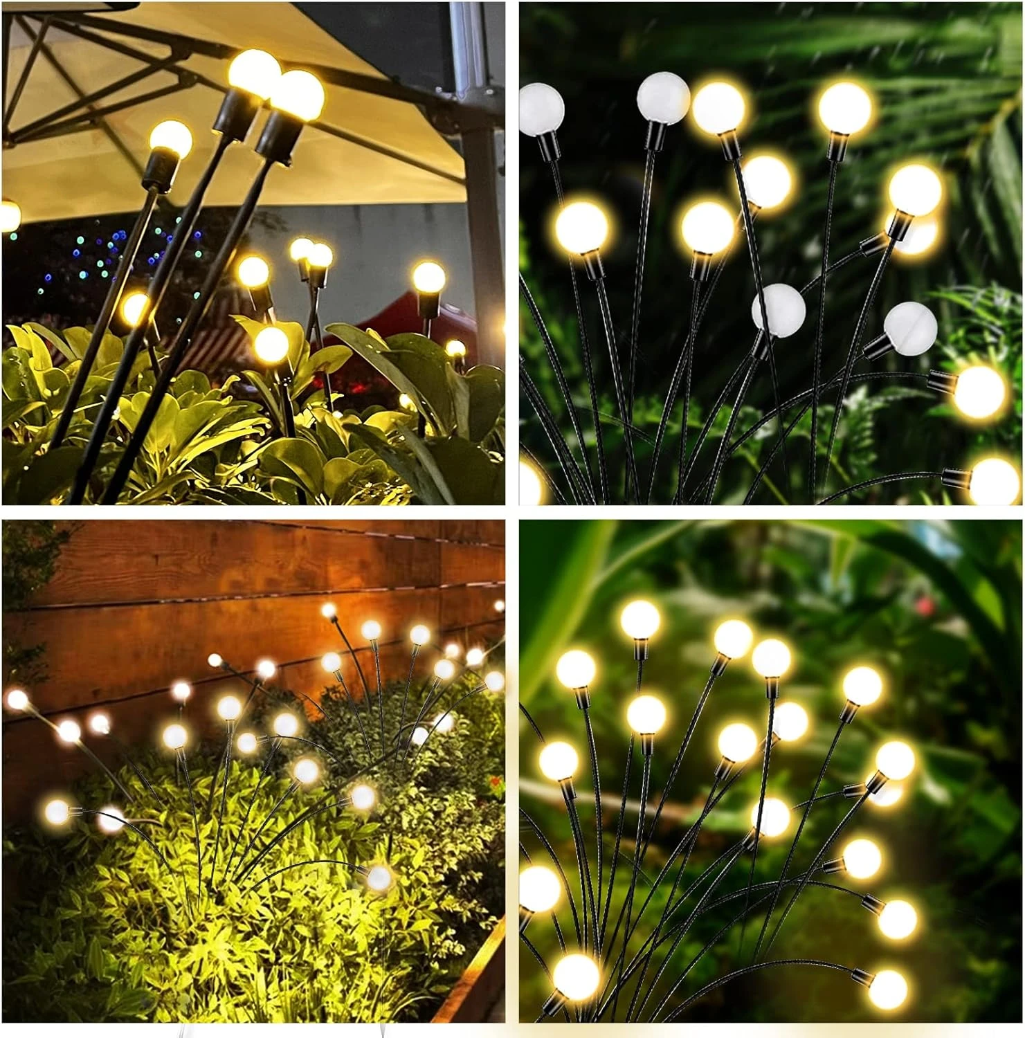 OMK Solar Swaying Light Firefly Outdoor Solar Powered Garden Lights【Upgraded LIT/Flash】,Patio/Yard/Porch/Pathway Outside Decor LED For Bar Restaurant Hotel Holiday Christmas Decorations(2 Pack) 4 OMK Solar Swaying Light Firefly Outdoor Solar Powered Garden Lights【Upgraded LIT/Flash】,Patio/Yard/Porch/Pathway Outside Decor LED For Bar Restaurant Hotel Holiday Christmas Decorations(2 Pack) - Image 4