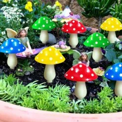 Newest Version 8-Pack Solar Mushroom Lights For Garden Decor, 8 Modes Waterproof Outdoor Multi-Colored Mushroom LED Fairy Lamp For Christmas Halloween Garden Yard Lawn -Xmas Lighting Shop 81PTSaJJRiL. AC SL1500