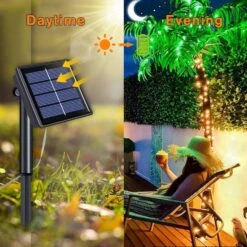 QITONG 4 Pack Warm White Solar Fairy Lights, 144ft 400 LED Solar Outdoor Lights Waterproof, 8 Modes Copper Wire Solar Twinkle Lights For Tree Garden Patio Party Yard Wedding Christmas -Xmas Lighting Shop 81Ptp9SOebL. AC SL1500