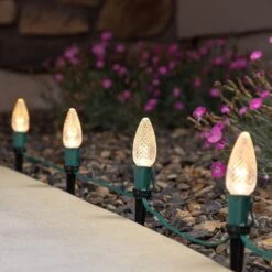 Holiday Lighting Outlet Christmas Light Stakes | Universal 5-Inch Outdoor Light Stakes For C9 Or C7 Light Sockets | Improved Break-Resistant Design | For Use On Lawn Or Pathway | Pack Of 100 -Xmas Lighting Shop 81RAVEIQAiL. AC SL1500