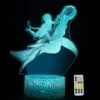 LLBBXX Night Light For Kids Avatar The Way Of Water Action Figures 3D Night Light Bedside Lamp 7 Colors Changing Touch & Remote Control Boys Toys Christmas Gifts For Boys Girls Men Home Decor Bedroom