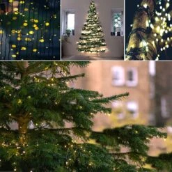 BHCLIGHT Extra-Long 95FT 240 LED Green Wire Christmas String Lights Outdoor/Indoor, Christmas Tree Lights With 8 Modes, Plug In String Lights For Party Christmas Decorations (Warm White) -Xmas Lighting Shop 81S7WDMvPaL. AC SL1500