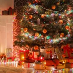 FUNPENY Multicolor Christmas Lights, 33 FT 150 Count Incandescent Mini String Lights White Wire, 110V UL Certified Waterproof Fairy Lights For Indoor Outdoor Christmas Tree Xmas Party Home Decorations 10 FUNPENY Multicolor Christmas Lights, 33 FT 150 Count Incandescent Mini String Lights White Wire, 110V UL Certified Waterproof Fairy Lights For Indoor Outdoor Christmas Tree Xmas Party Home Decorations -Xmas Lighting Shop 81Scve7Ho2L. AC SL1500