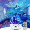 Night Light Projector For Kids - Bedroom Star Projector With Galaxy Planets, Animals Dinosaur World, Constellations, Birthday, Sea World, Christmas, Cupid, Halloween Themes, Gifts For Boys, Girls