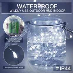 Suddus 66ft 200 LED Outdoor String Lights, White Fairy Lights Battery Operated With Remote, Led Twinkle Lights For Bedroom, Wreath, Patio, Tapestry, Backyard, Garden, Christmas, Party, Indoor -Xmas Lighting Shop 81SwXt3l2lL. AC SL1500