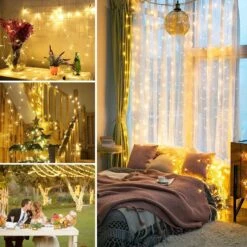ECOCLEARN 𝟔𝟔𝐅𝐓 𝟐𝟎𝟎 𝐋𝐄𝐃 Christmas String Lights Outdoor/Indoor, Warm White String Lights Clear Wire, Waterproof 8 Modes Twinkle Lights Plug In Fairy Lights For Bedroom Party Home Decorations -Xmas Lighting Shop 81U9xwf5R1L. AC SL1500