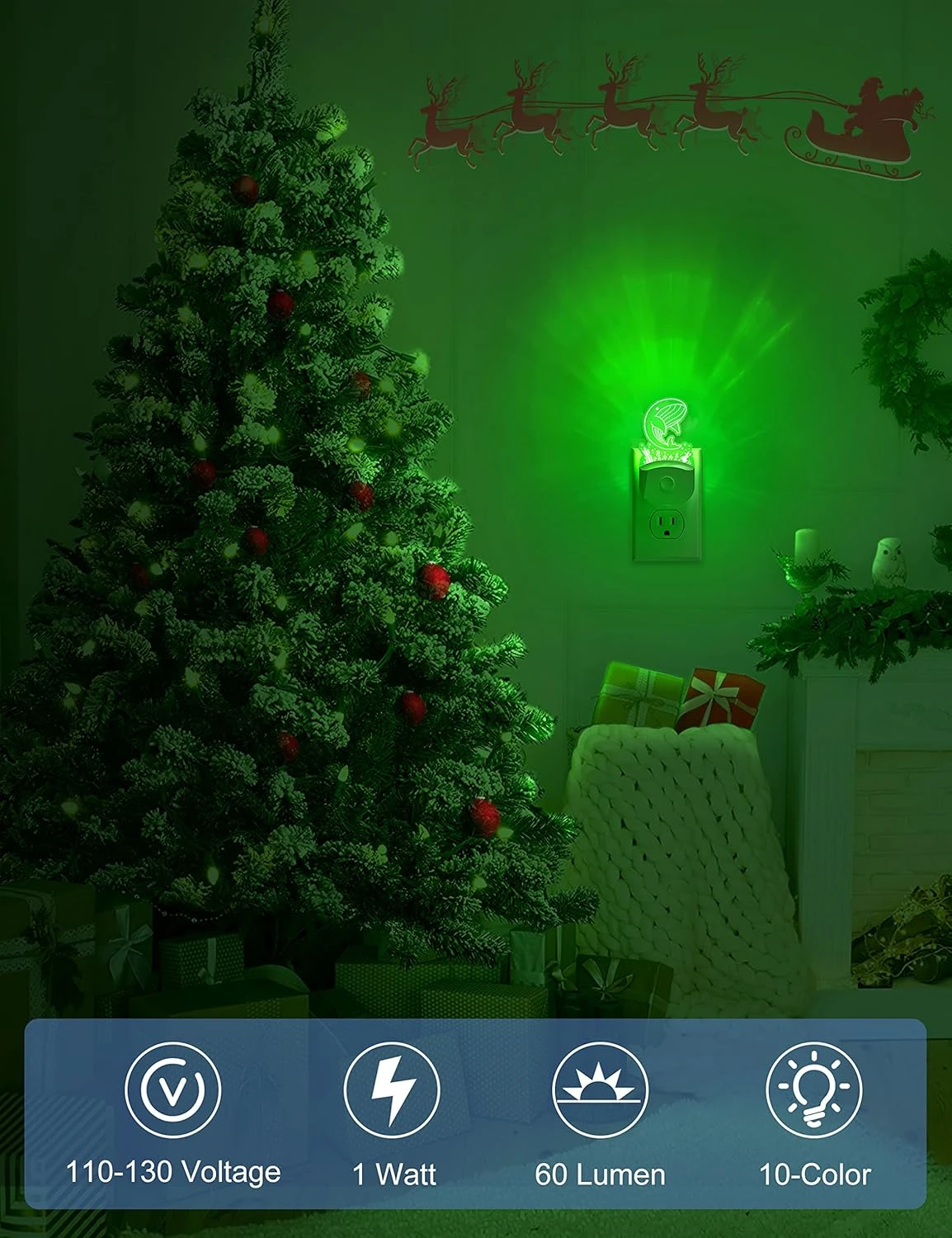 Night Lightsγπ ππππ€γππ‘ππ₯π LED Cute Kids Night Light Plug Into Wall, RGB Color Changing + Soft White Dusk To Dawn Sensor For Boy And Girl's Christmas Gift Room Bedroom Hallway Stairway 2 Night Lightsγπ ππππ€γππ‘ππ₯π LED Cute Kids Night Light Plug Into Wall, RGB Color Changing + Soft White Dusk To Dawn Sensor For Boy And Girl's Christmas Gift Room Bedroom Hallway Stairway - Image 2