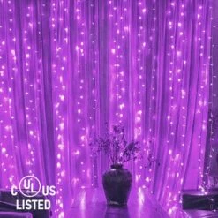 Twinkle Star, 6 Inches Indoor Outdoor, LED String Light For Christmas Wedding Party Home Garden Bedroom Outdoor Indoor Wall Decoration (Purple) -Xmas Lighting Shop 81VFgMFpNmL. AC SL1500