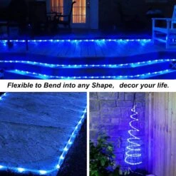 Aigleya Blue Rope Lights , 40 Ft 120 LED Strip Lighting With Remote Control, 8 Modes Outdoor Battery Operated Fairy String Lights For Party Yard Home Wedding Christmas Halloween Holiday Decoration 9 Aigleya Blue Rope Lights , 40 Ft 120 LED Strip Lighting With Remote Control, 8 Modes Outdoor Battery Operated Fairy String Lights For Party Yard Home Wedding Christmas Halloween Holiday Decoration -Xmas Lighting Shop 81WRHgLd7L. AC SL1500