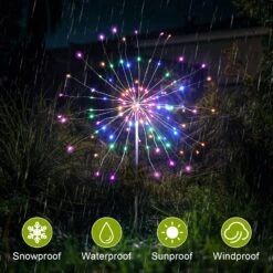 Altantagy Solar Garden Lights, 4 Pack Solar Firework Lights, 8 Mode Solar Garden Decorative Lights, Solar Outdoor Lights For Walkway Pathway Backyard Christmas Decoration Parties 13 Altantagy Solar Garden Lights, 4 Pack Solar Firework Lights, 8 Mode Solar Garden Decorative Lights, Solar Outdoor Lights For Walkway Pathway Backyard Christmas Decoration Parties -Xmas Lighting Shop 81WsxN7wSKL. AC SL1500