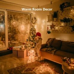 Fairy Lights USB Plug In, 2 Pack×33ft LED String Lights With Remote, 8 Modes Fairy String Lights, Christmas Lights Indoor Outdoor, Twinkle Lights For Bedroom, Party,Garden,Tree (Warm White) 10 Fairy Lights USB Plug In, 2 Pack×33ft LED String Lights With Remote, 8 Modes Fairy String Lights, Christmas Lights Indoor Outdoor, Twinkle Lights For Bedroom, Party,Garden,Tree (Warm White) -Xmas Lighting Shop 81Y450O05oL. AC SL1500