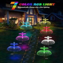 WRRLIGHT Solar Garden Lights - New Upgraded Solar Jellyfish Lights 2 Pack Solar Lights For Outside Solar Outdoor Waterproof Lights For Pathway Yard Patio Lawn Christmas Party Decor -Xmas Lighting Shop 81Z1c1nKlSL. AC SL1500