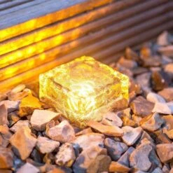 Epicgadget Solar Ice Cube Shaped Light, 2.8x2.8x2 Inch Ice Cube Shaped Warm White Outdoor Solar Garden Decorative Lights For Walkway Pathway Backyard Christmas Decoration Parties (8 PCS) -Xmas Lighting Shop 81Zh4UpGlYL. AC SL1500