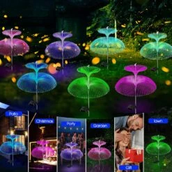 BEIDOULU Solar Garden Lights - New Upgraded Solar Jellyfish Lights 3 Pack Solar Lights For Outside Solar Outdoor Waterproof Lights For Pathway Yard Patio Lawn Christmas Party Decor -Xmas Lighting Shop 81aJ0tcdDlL. AC SL1500