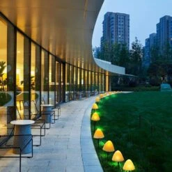 XVZ Outdoor Solar Garden Lights, 12 LED Mini Solar Mushroom Lights,8 Modes Christmas Waterproof Decorative Pathway Landscape Lighting For Yard Patio Party Wedding Festival Decoration (Warm White) -Xmas Lighting Shop 81aiQmfhCL. AC SL1500