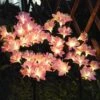 Berngi Solar Flowers Lights Solar Outdoor Lights Decorative 4PACK,12LED Outdoor Solar Garden Lights Decorations For Yard,Patio, Pathway Gardening Gifts Christmas Fairy Garden Decor